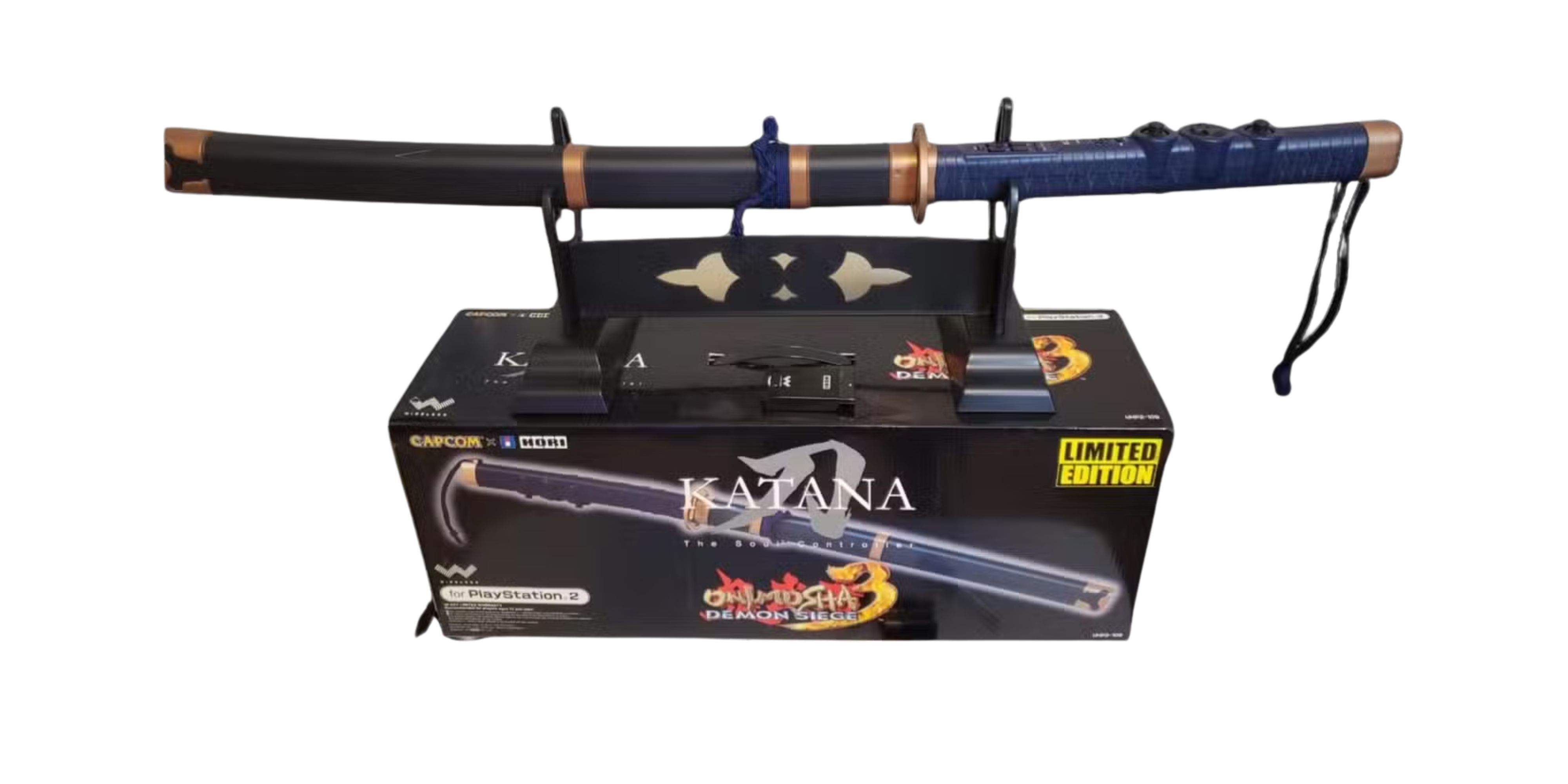 The Onimusha 3 Katana Controller is shown on a white background.