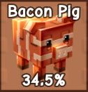 Bacon pig pet icon for roblox cultivate a garden.