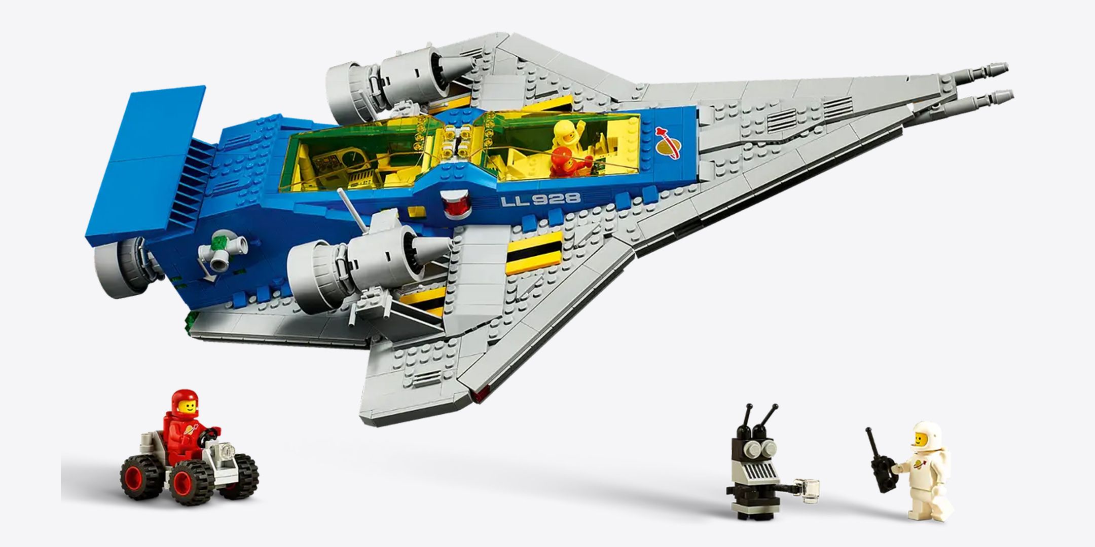 The Classic Space Galaxy Explorer Lego set.