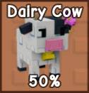 The dairy Pet icon in Roblox's Grow a Garden.