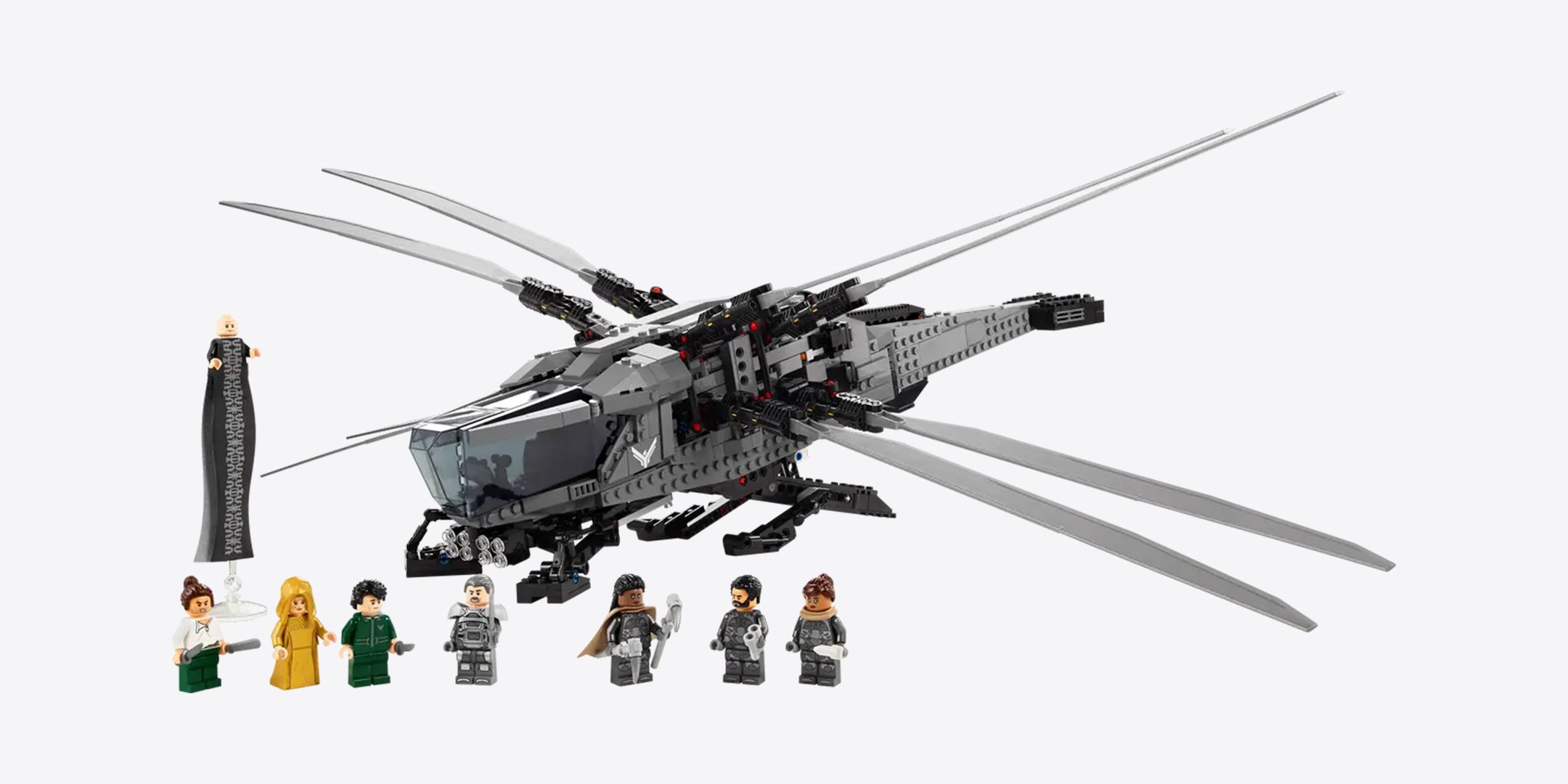 The Dune Ornithopter Lego set.