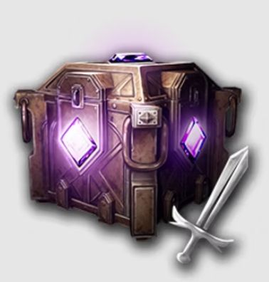 Иконка сундука с редким оружием в Dungeon Stalkers