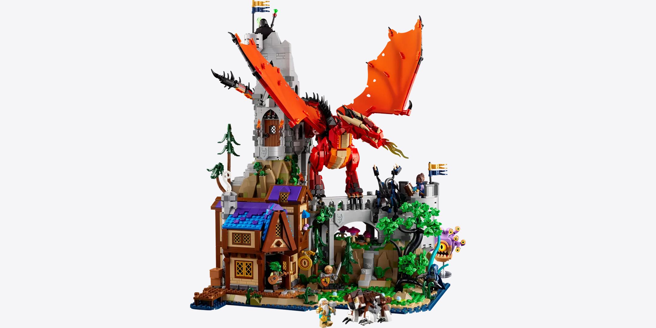 The Dungeons and Dragons Red Dragon's Tale Lego set.