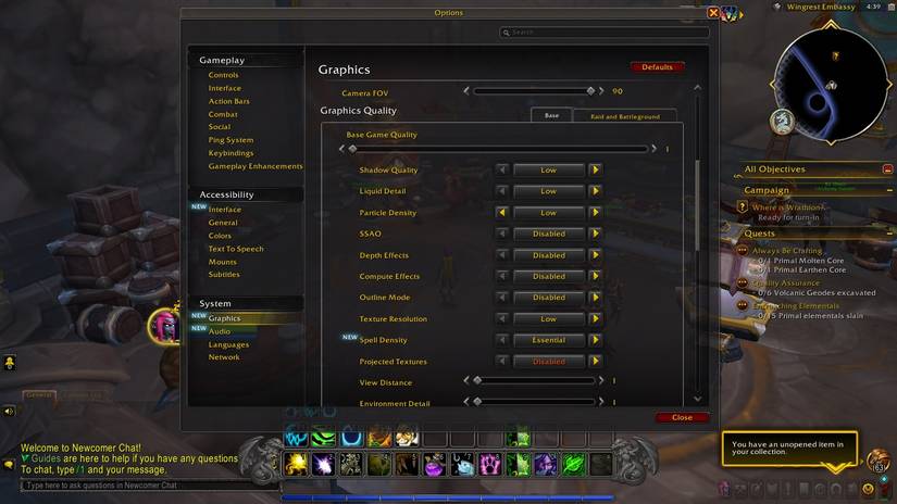 Grafix settings in the world of Graphics Retail