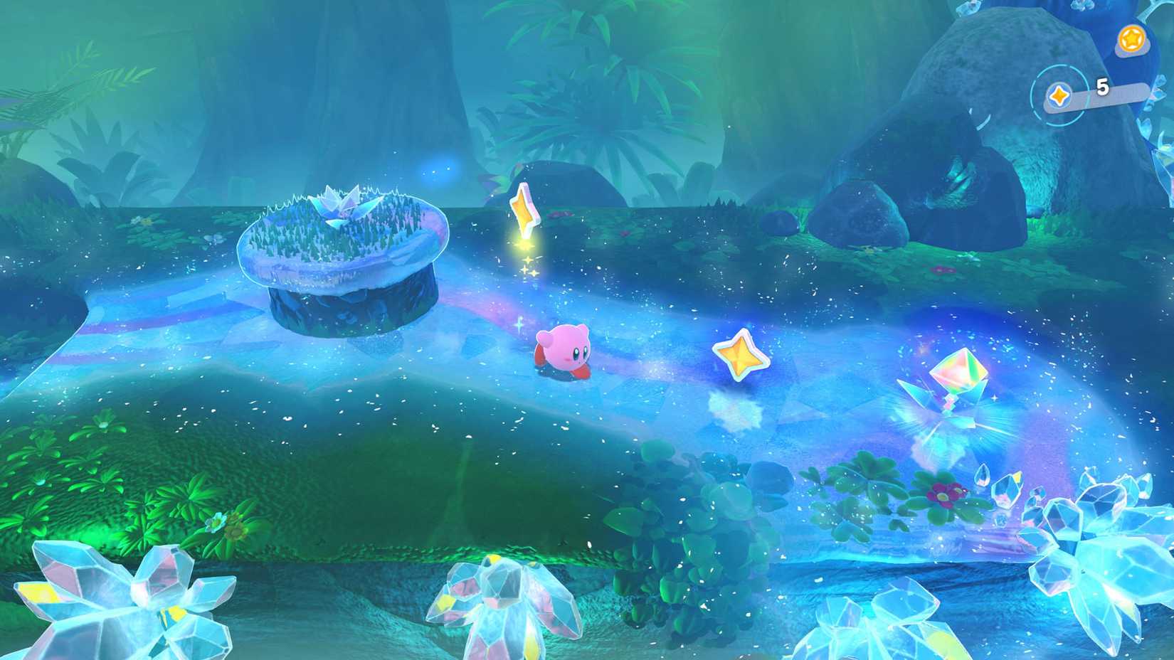 Athletes commens on crystalized grass route on a forgotten land. 