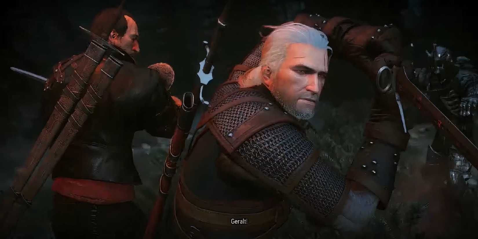 Lambert and Geralt, Witchers of the Wolf School