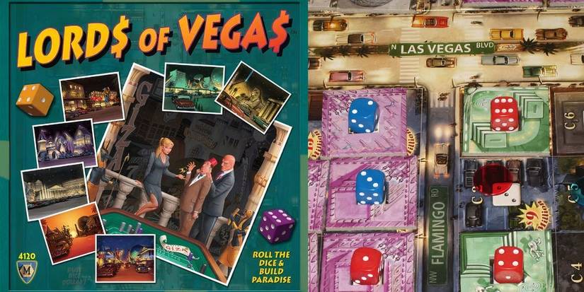 Setting the lord advice in Vegas next to the box envelope.