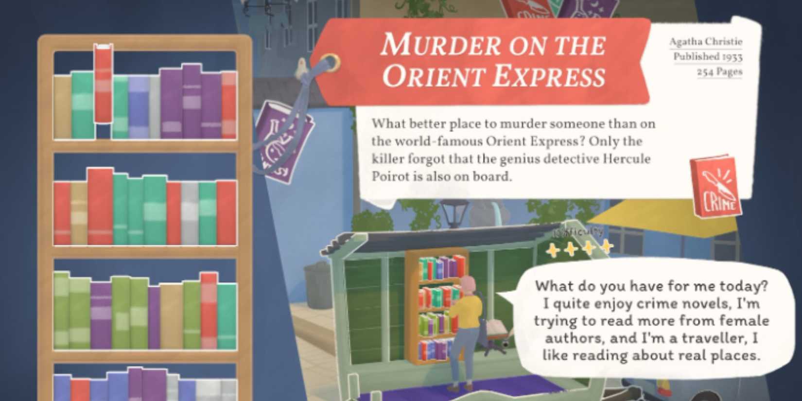 Murder on the Orient Express in Tiny Bookshop