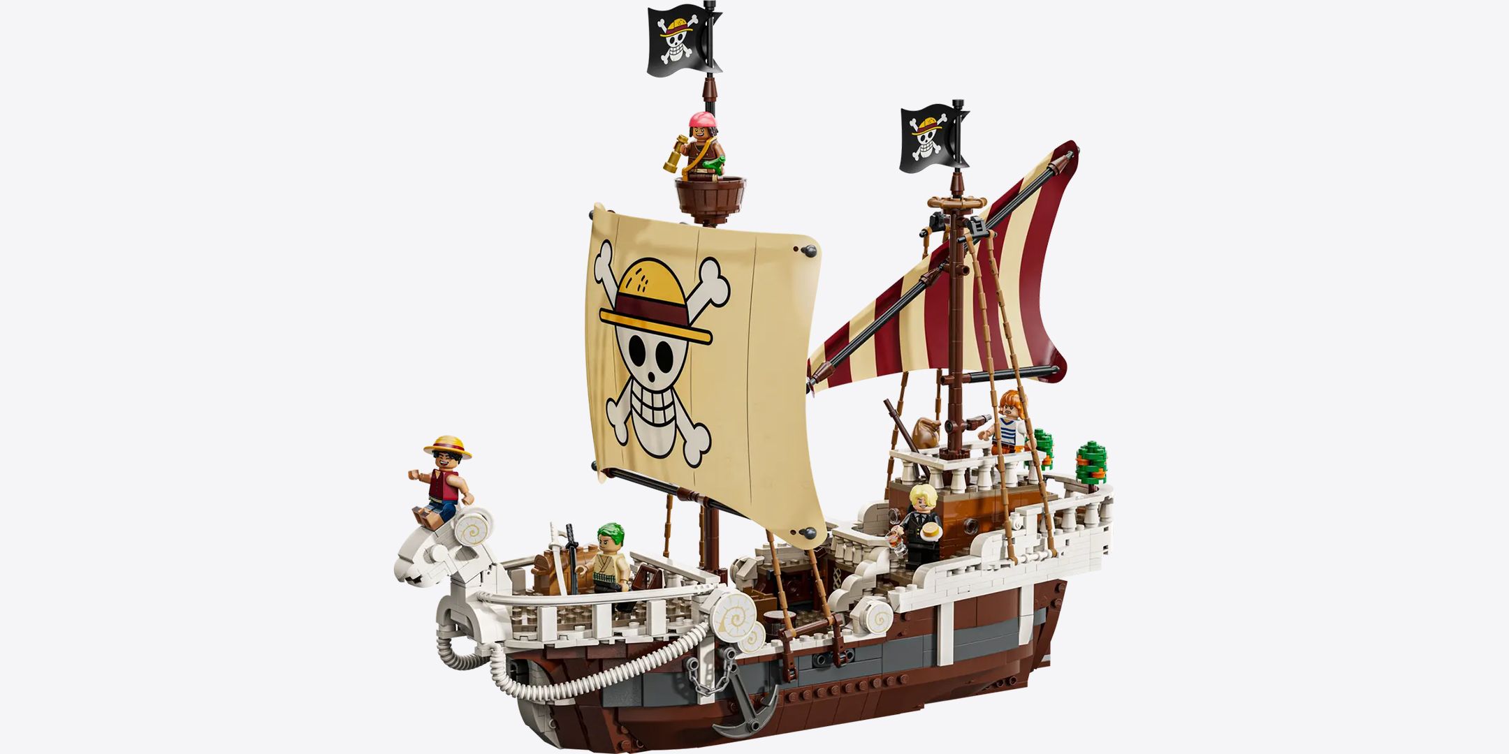 The One Piece Going Merry Lego set.