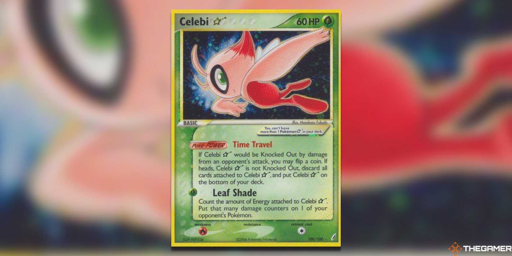 Star Crystal Guardians Celebi of Pokemon TCG.