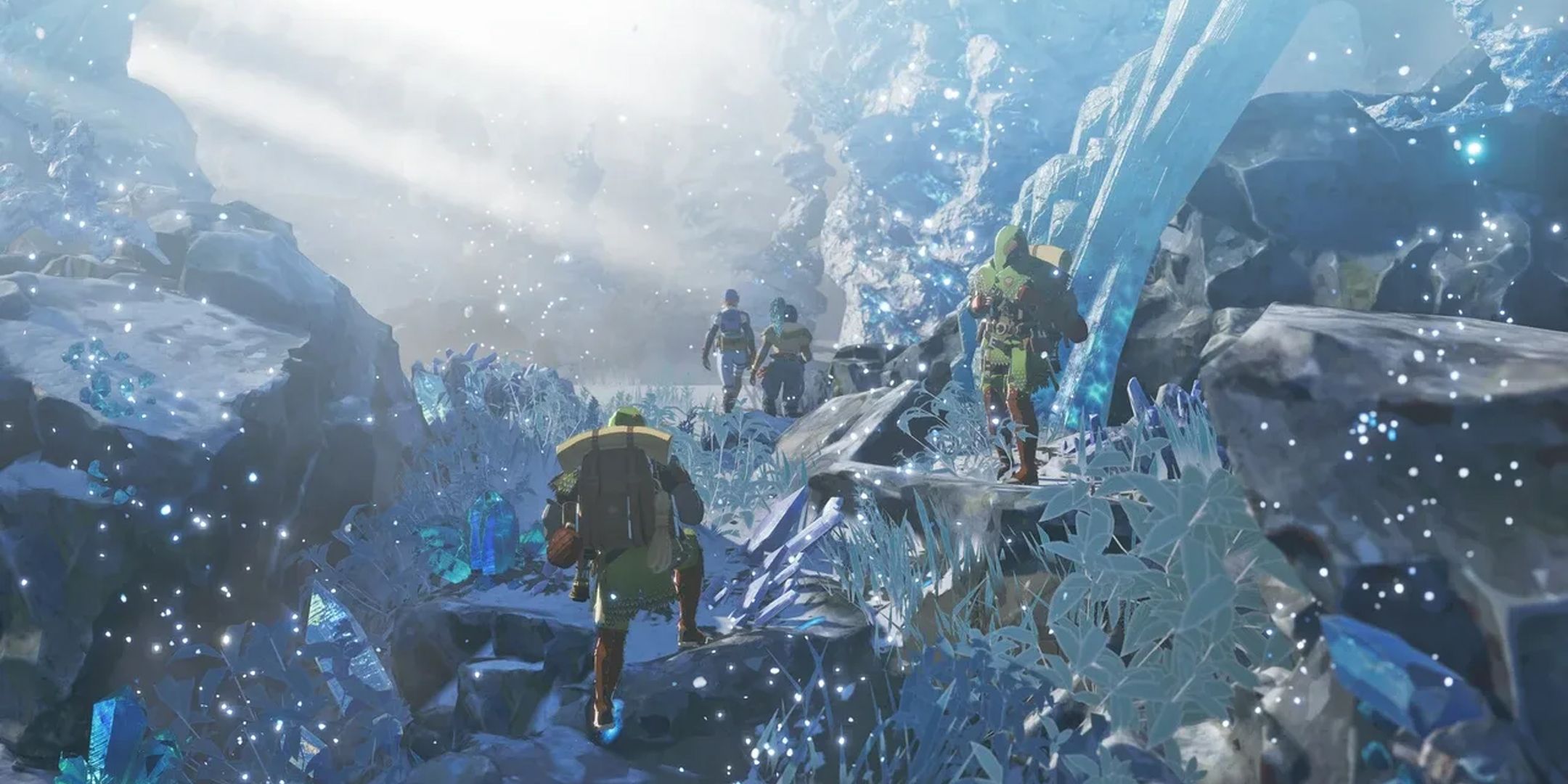 TG MONSTER HUNTER Stories 3 Screenshots of adventures of Crystal Caves.