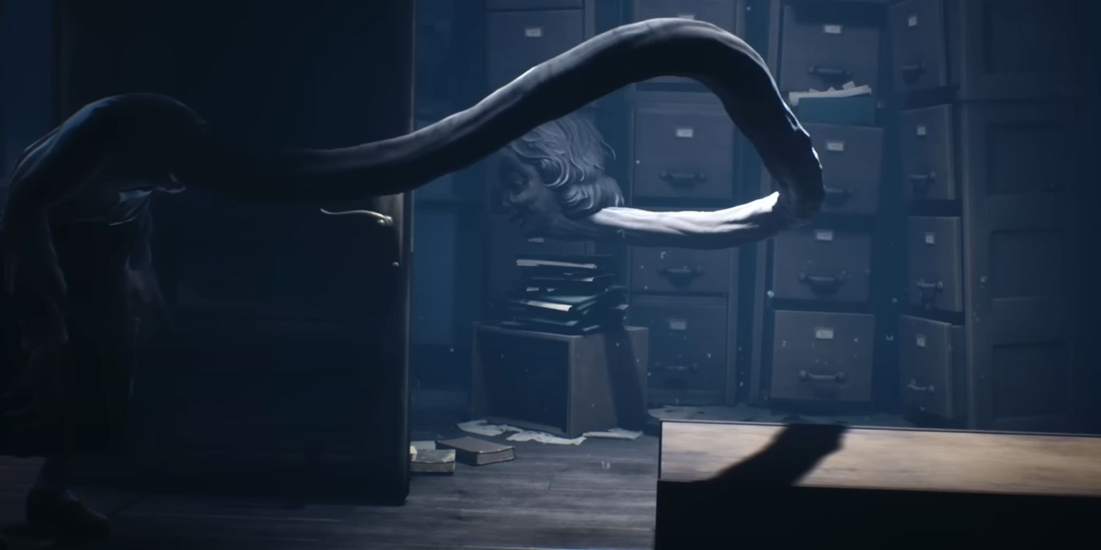 The teacher finds you in Little Nightmares 2.