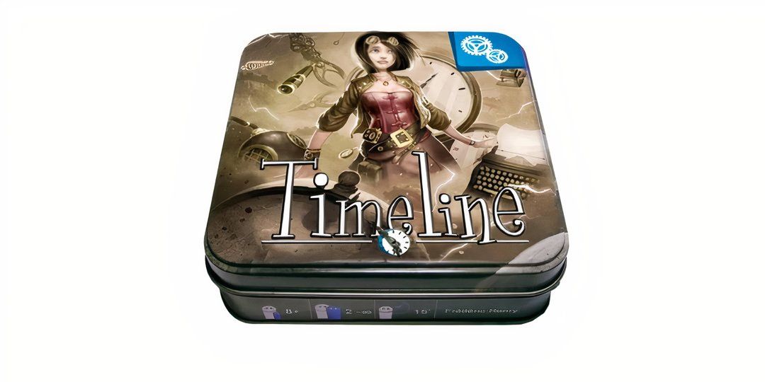 Box on the timeline sitting on a white background.