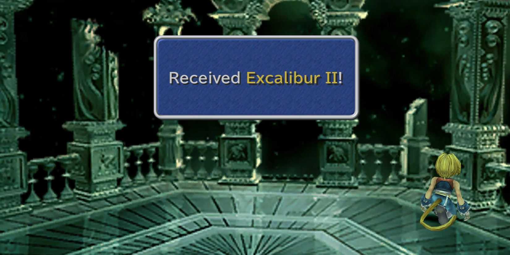 Zidance gets the Excalibur 2 in Final Fantasy 9.