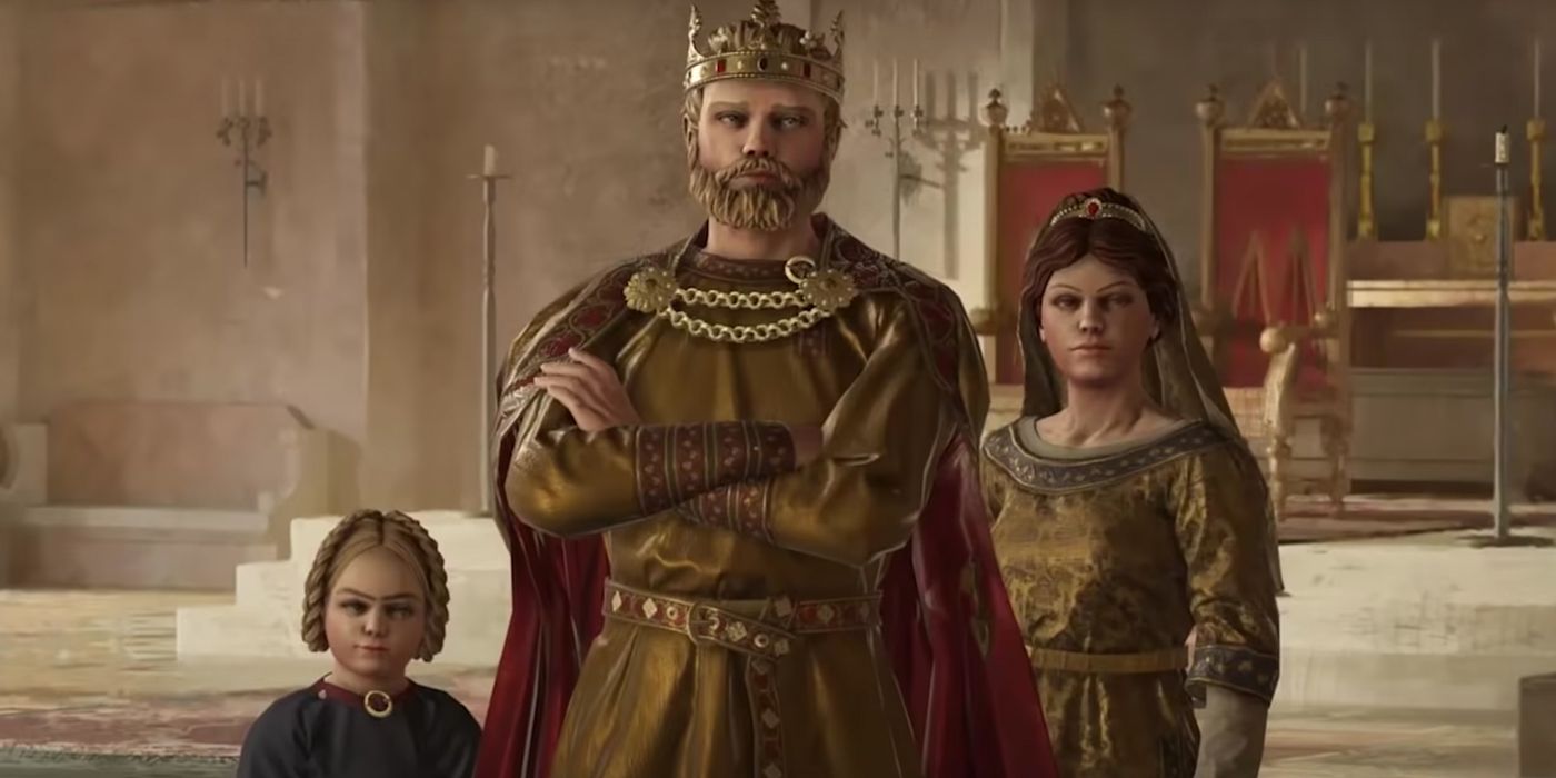 A family in Crusader Kings 3.