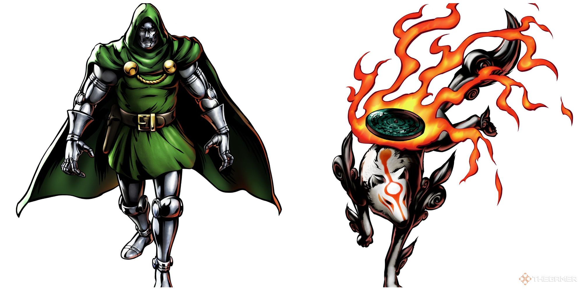 Doctor Doom and Amaterasu Ultimate Marvel 3