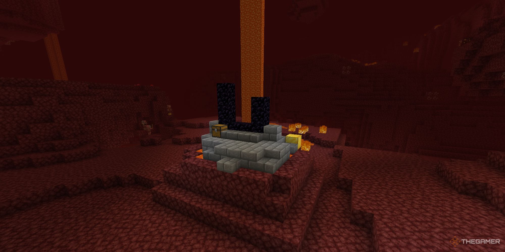 Minecraft - Ruined Portal in the Nether