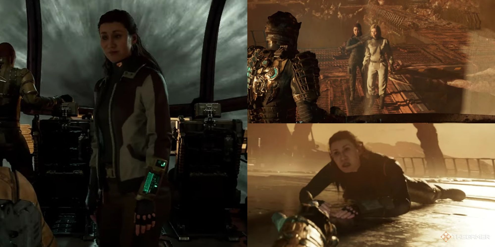 Dead Space: Daniels On The Kellion, Holding Nicole Hostage And Begging For Her Life
