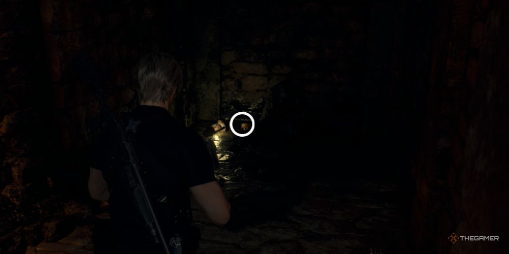 the elegant crown hidden in the dungeon in resident evil 4 remake