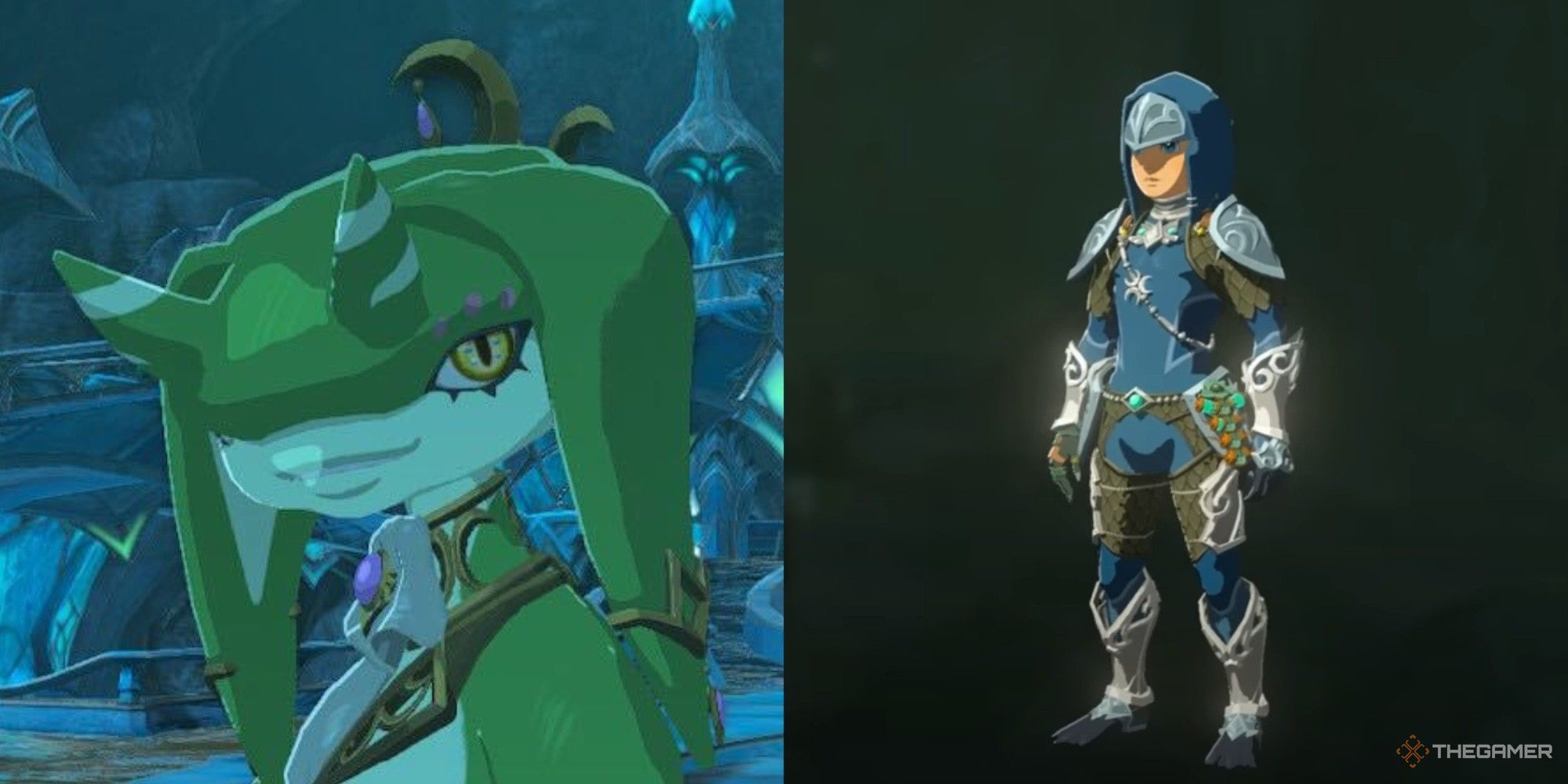 https://static1.thegamerimages.com/wordpress/wp-content/uploads/wm/2023/05/lady-yona-of-the-zora-and-link-wearing-the-full-zora-armor-set-in-the-legend-of-zelda-tears-of-the-kingdom-zora-helm-location-totk.jpg