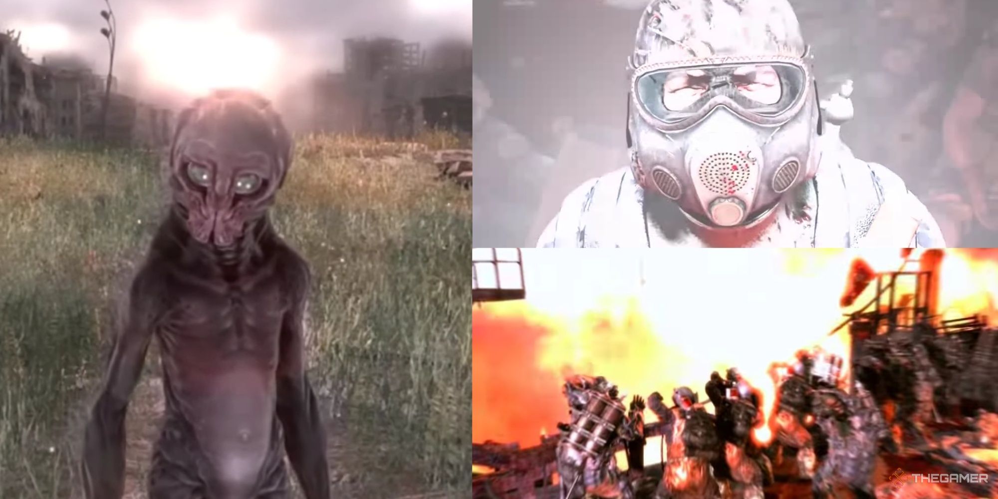 Metro: Last Light - The Baby Dark One, Artyom And D6 Exploding