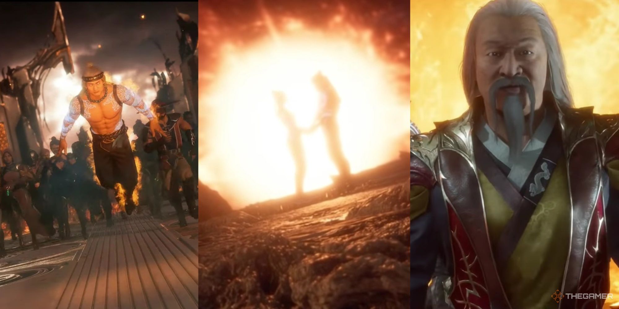 Mortal Kombat 11: Fire God Liu Kang, The Best Ending And Shang Tsung