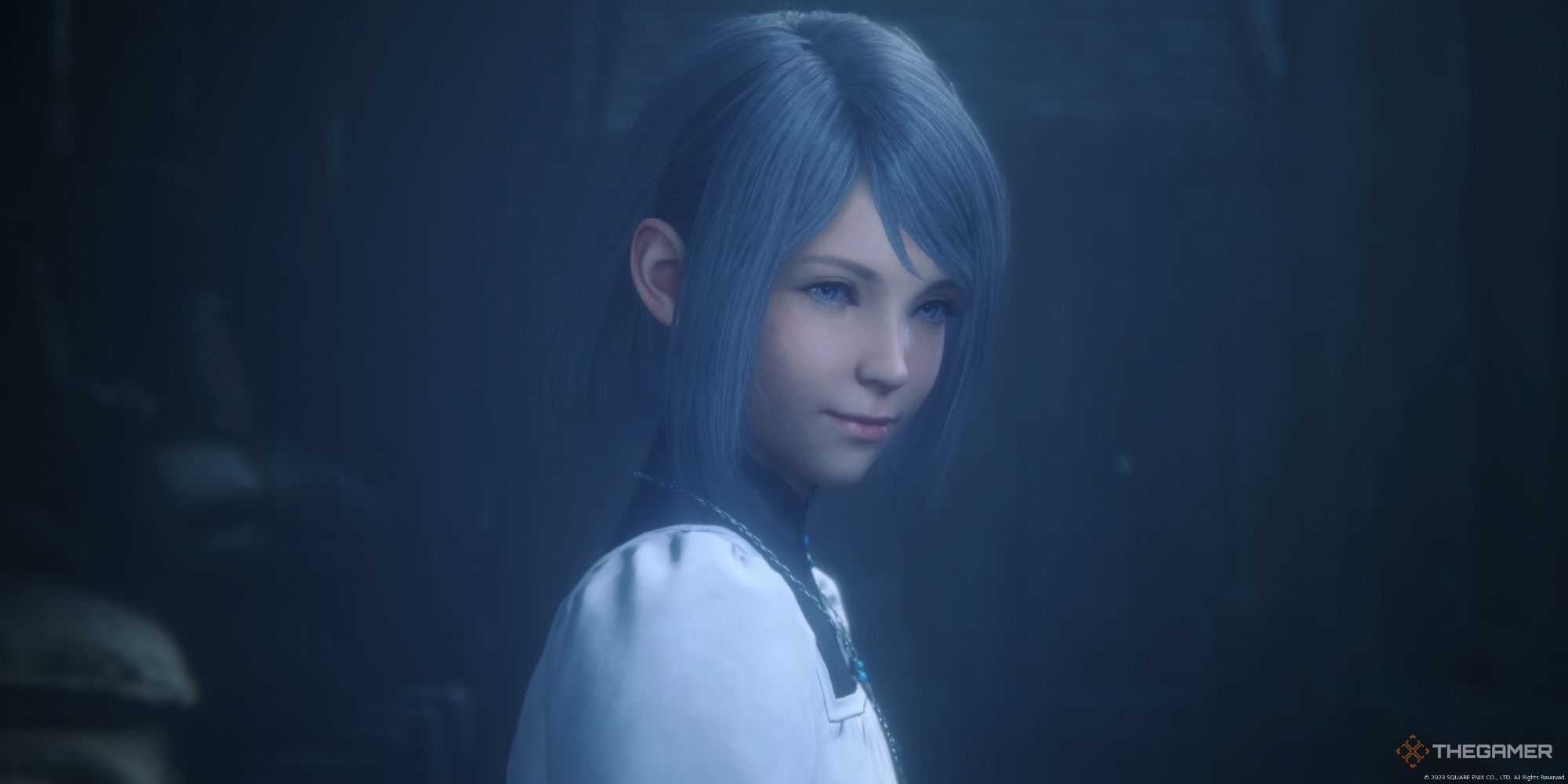 Young Jill under the moonlight in Final Fantasy 16