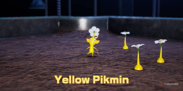Yellow Pikmin in Pikmin 4