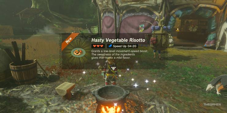 Hasty Vegetable Risotto in the Legend of Zelda: Tears of the Kingdom