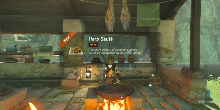 Herb Sauté in the Legend of Zelda: Tears of the Kingdom
