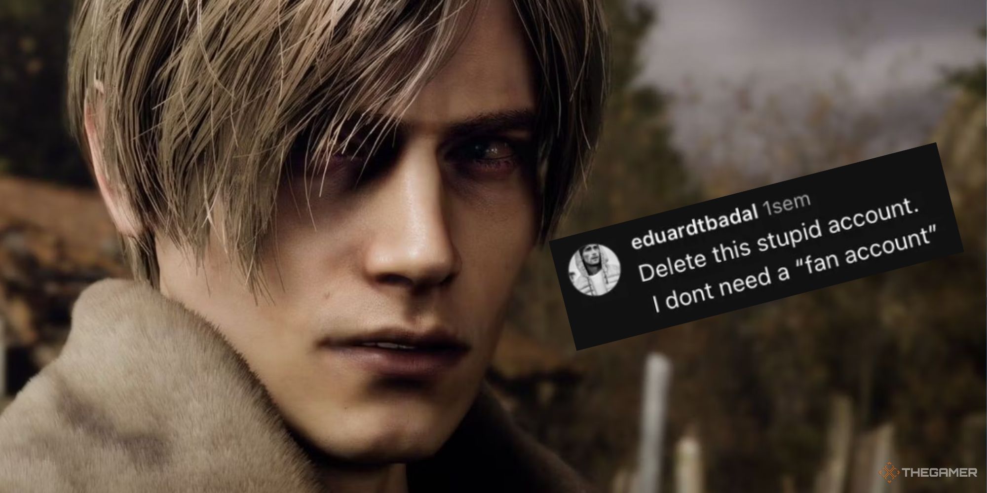 Eduard Badaluta, face model for Leon Kennedy had to private his