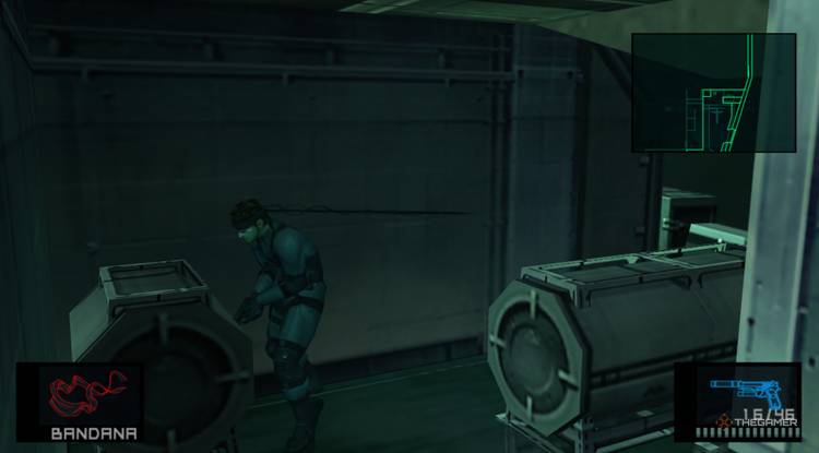 Snake's long Bandana in Metal Gear Solid 2