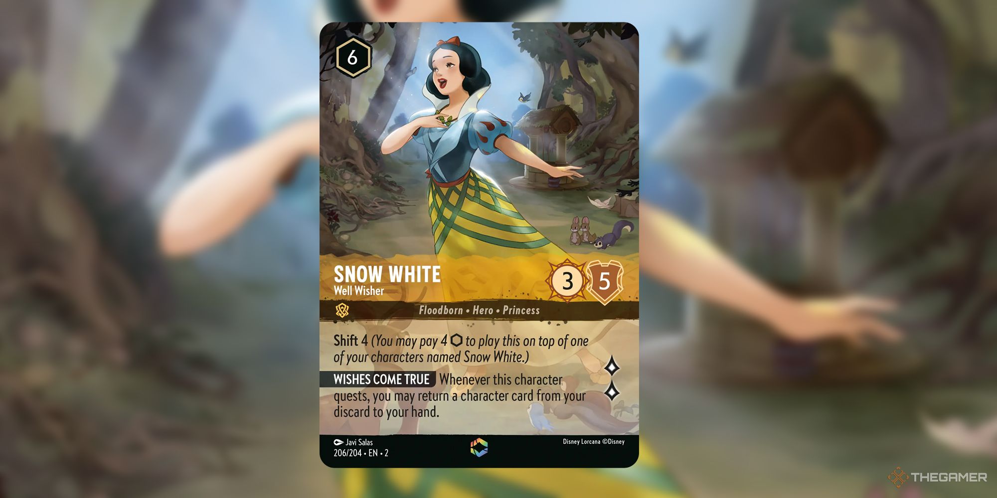 Disney Lorcana Enchanted Snow White Well Wisher