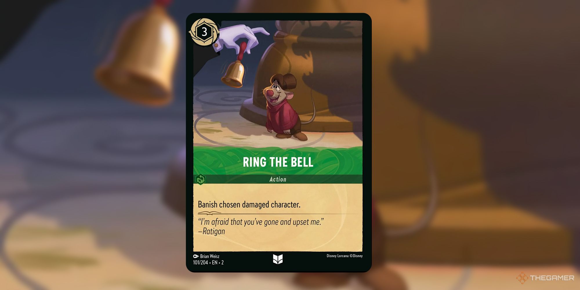 Disney Lorcana Ring the Bell Action