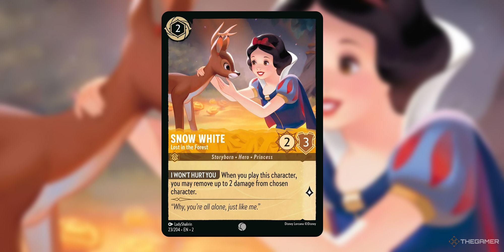 Disney Lorcana Snow White Lost In The Forest