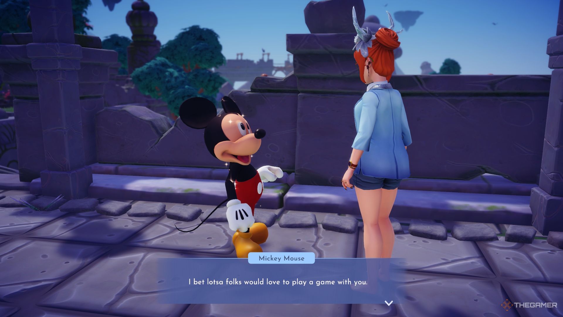 Mickey wants to play Scramblecoin Disney Dreamlight Valley