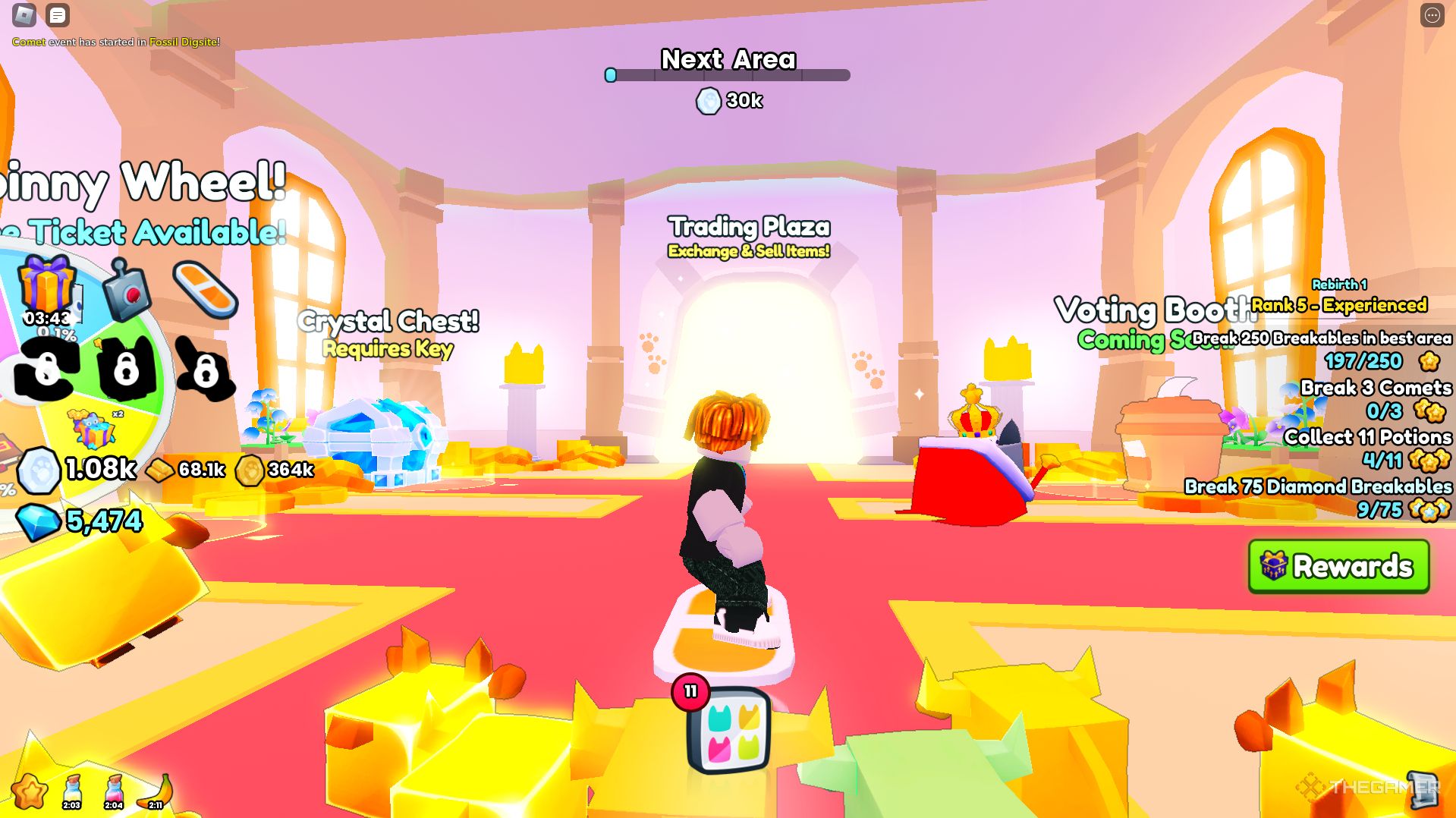 the inside of the castle in pet simulator 99 roblox