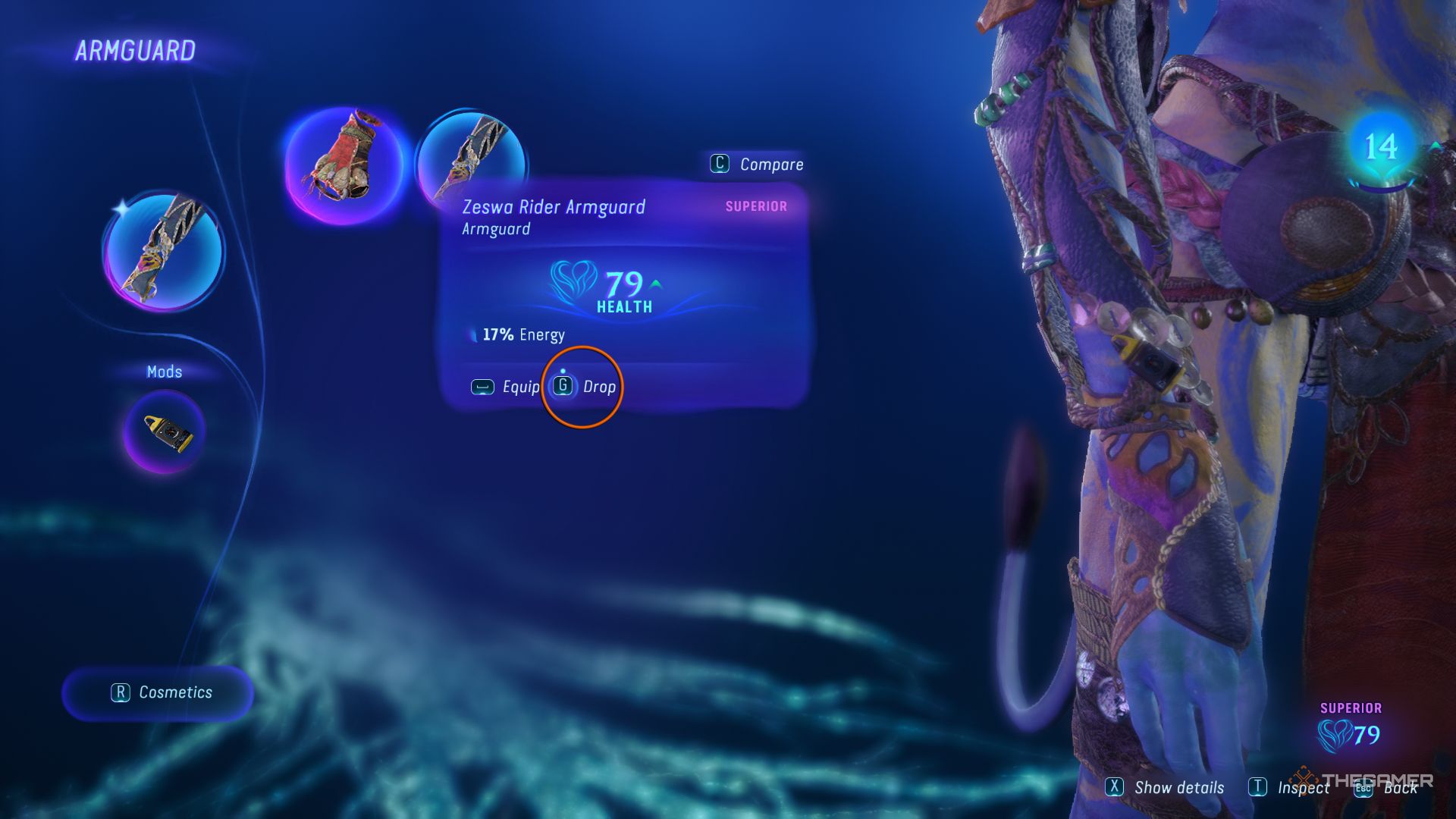 What To Do With Old Gear In Avatar Frontiers Of Pandora