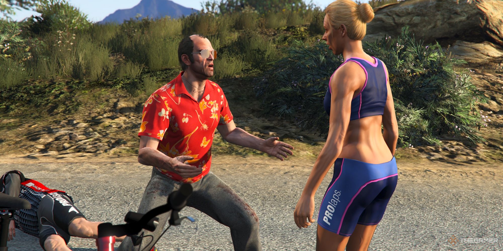 Trevor meeting with Mary-Ann in GTA5