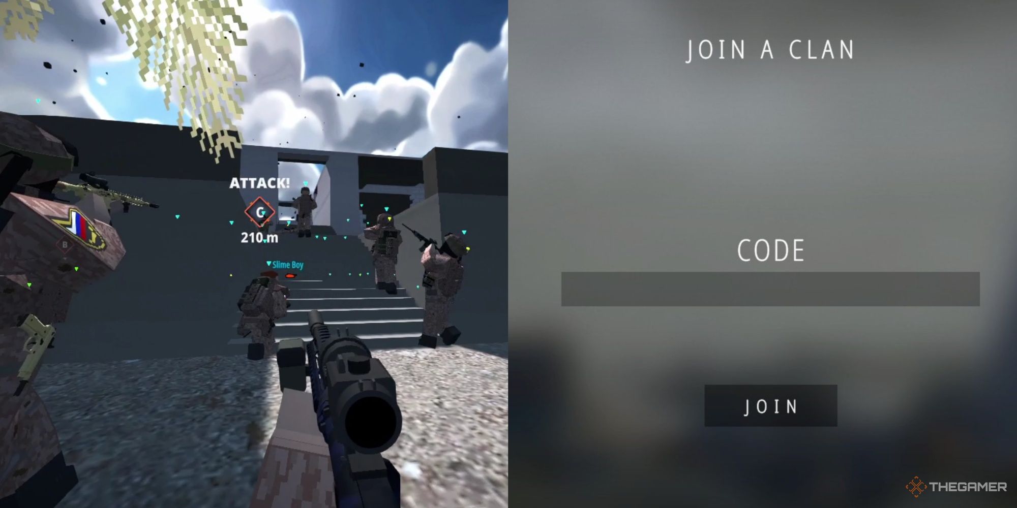 BattleBit Remastered: A Large Assault Group Of Allied Soldiers And The Clan Menu