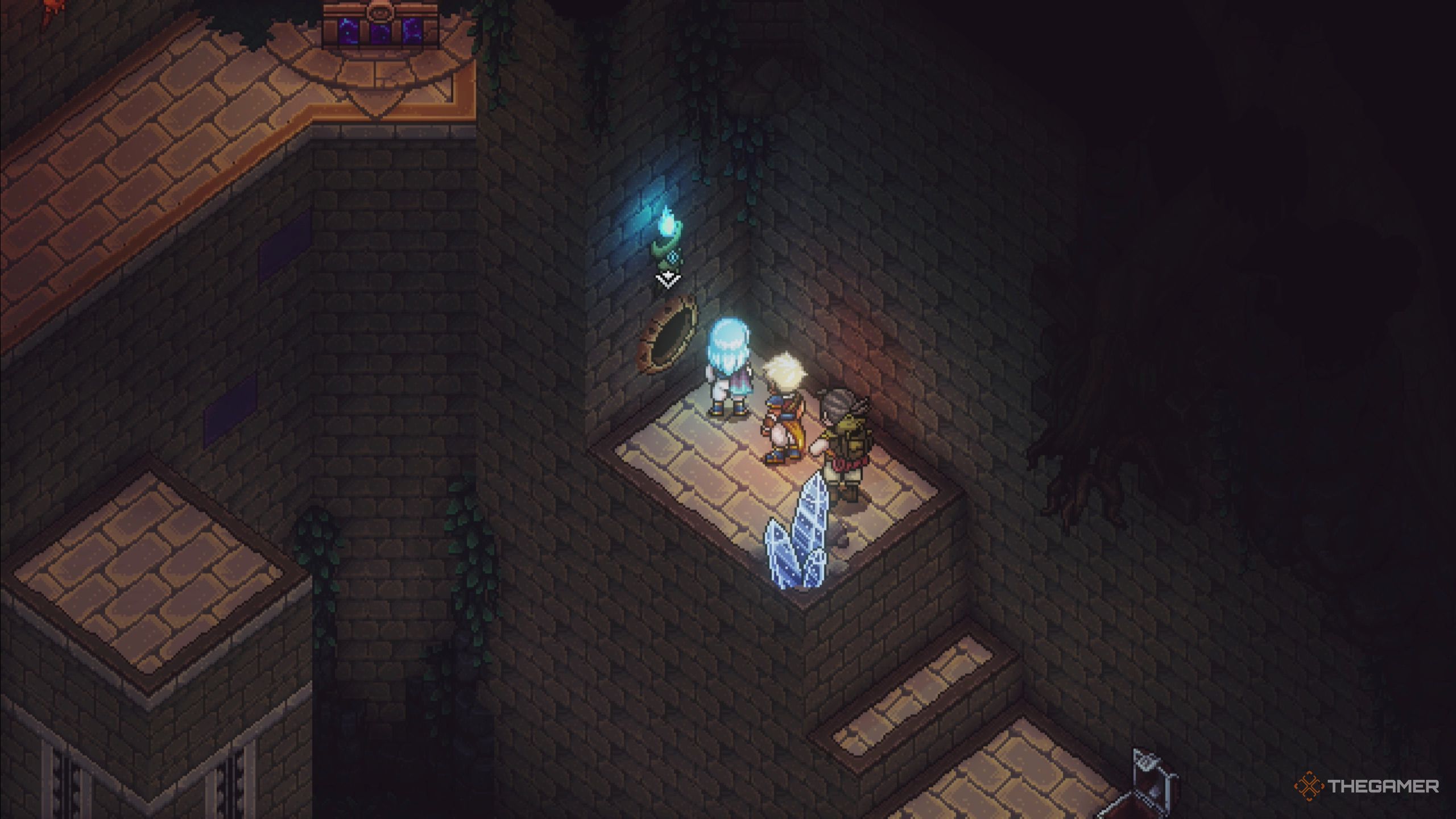 Sea of Stars: Placing Key into top keyhole