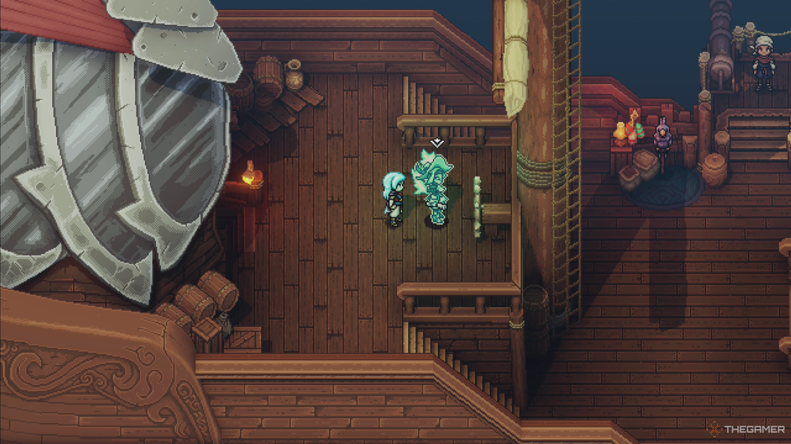 Sea Of Stars: Talk to Hortence on the ship