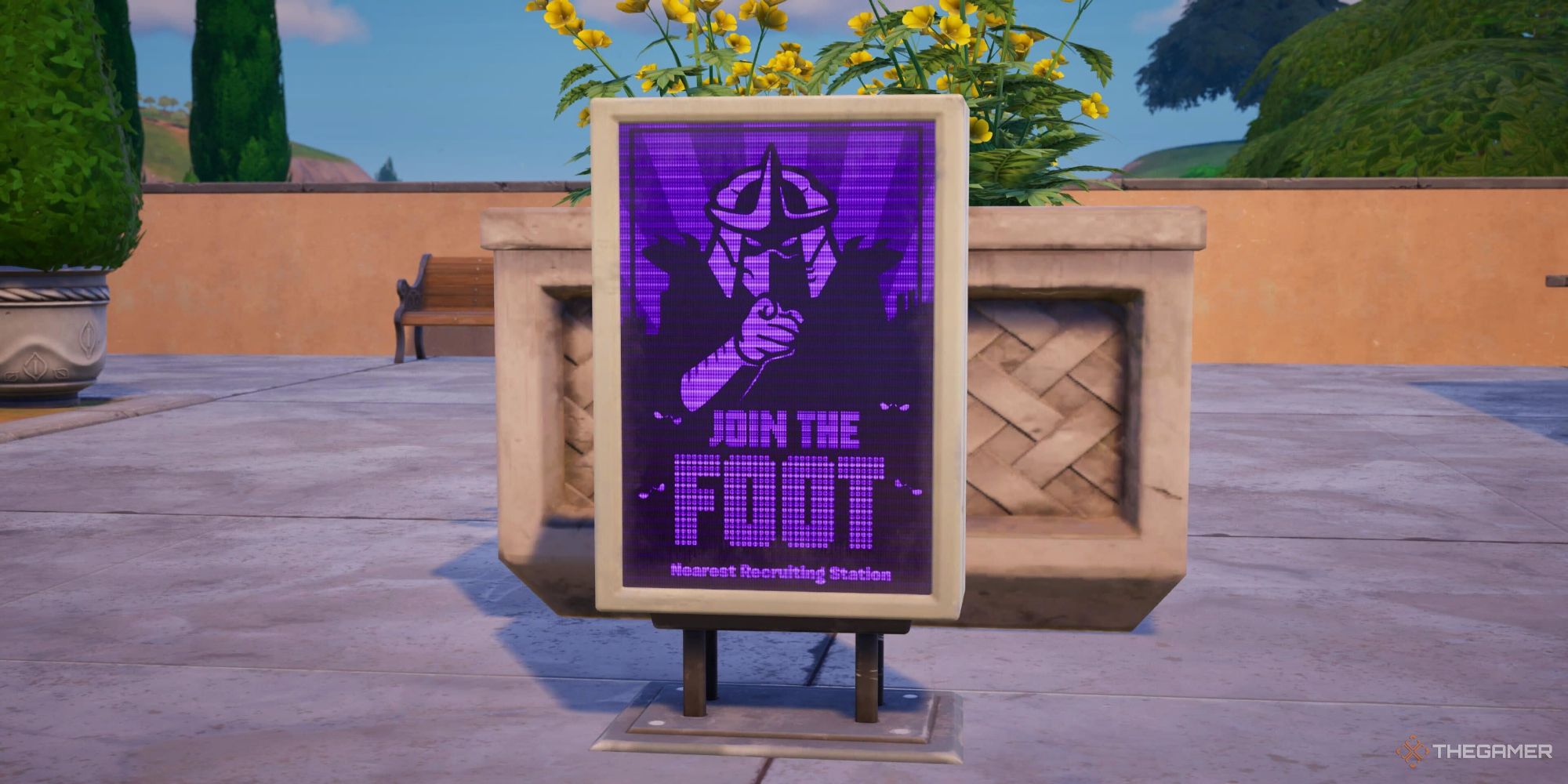 Where To Find Foot Clan Banner And Holo-Poster In Fortnite