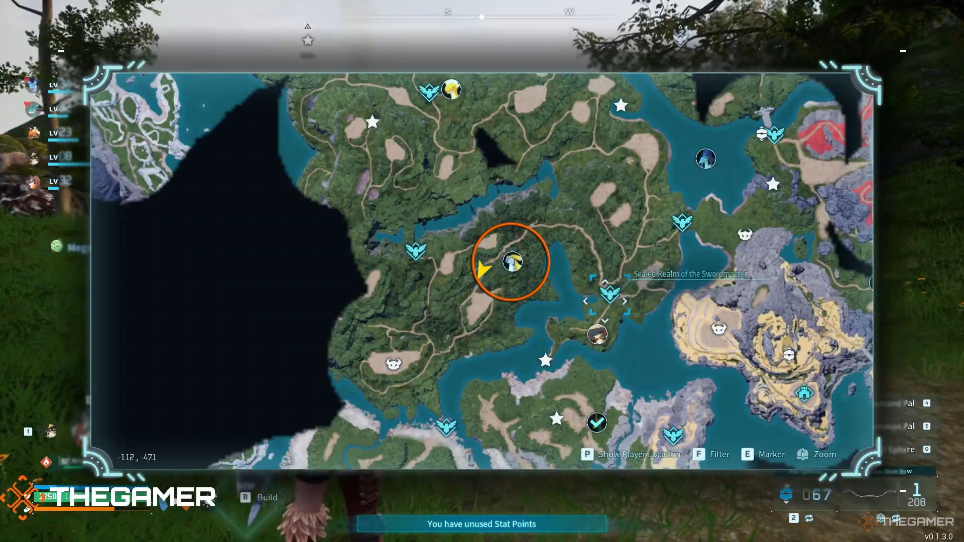 Palworld Broncherry Aqua Alpha Boss map location