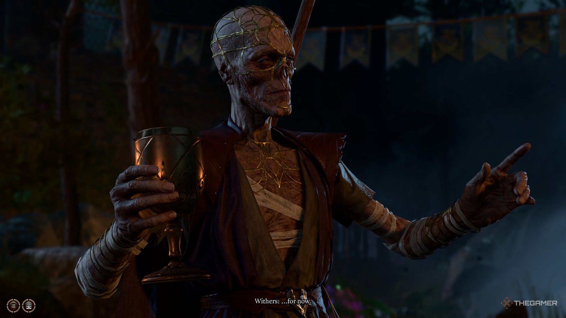 Withers says &ldquo;Fow now&hellip;&rdquo; at final epilogue party in Baldur&rsquo;s Gate 3