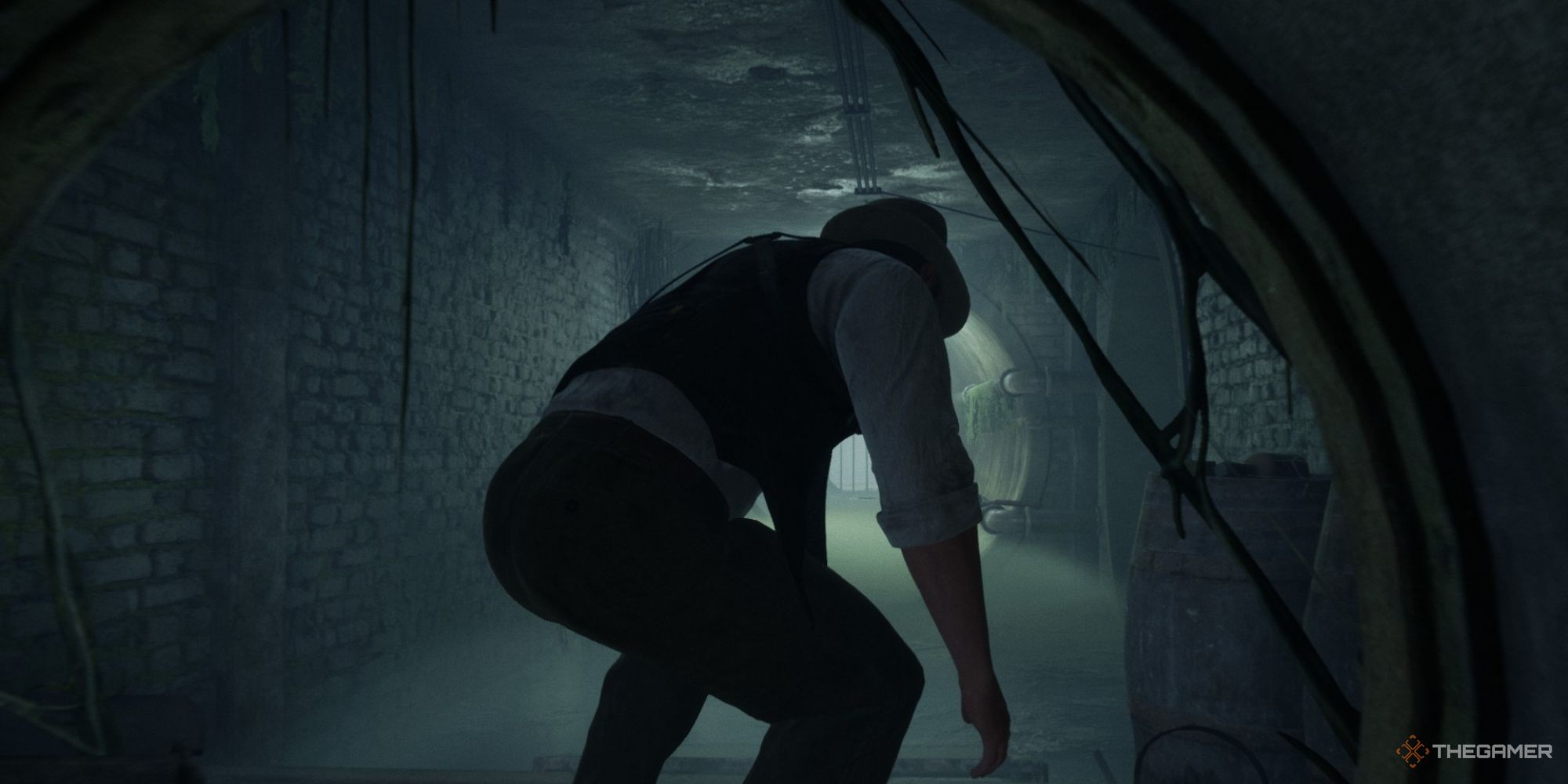 Alone In The Dark, Edward Crouching Through Sewers