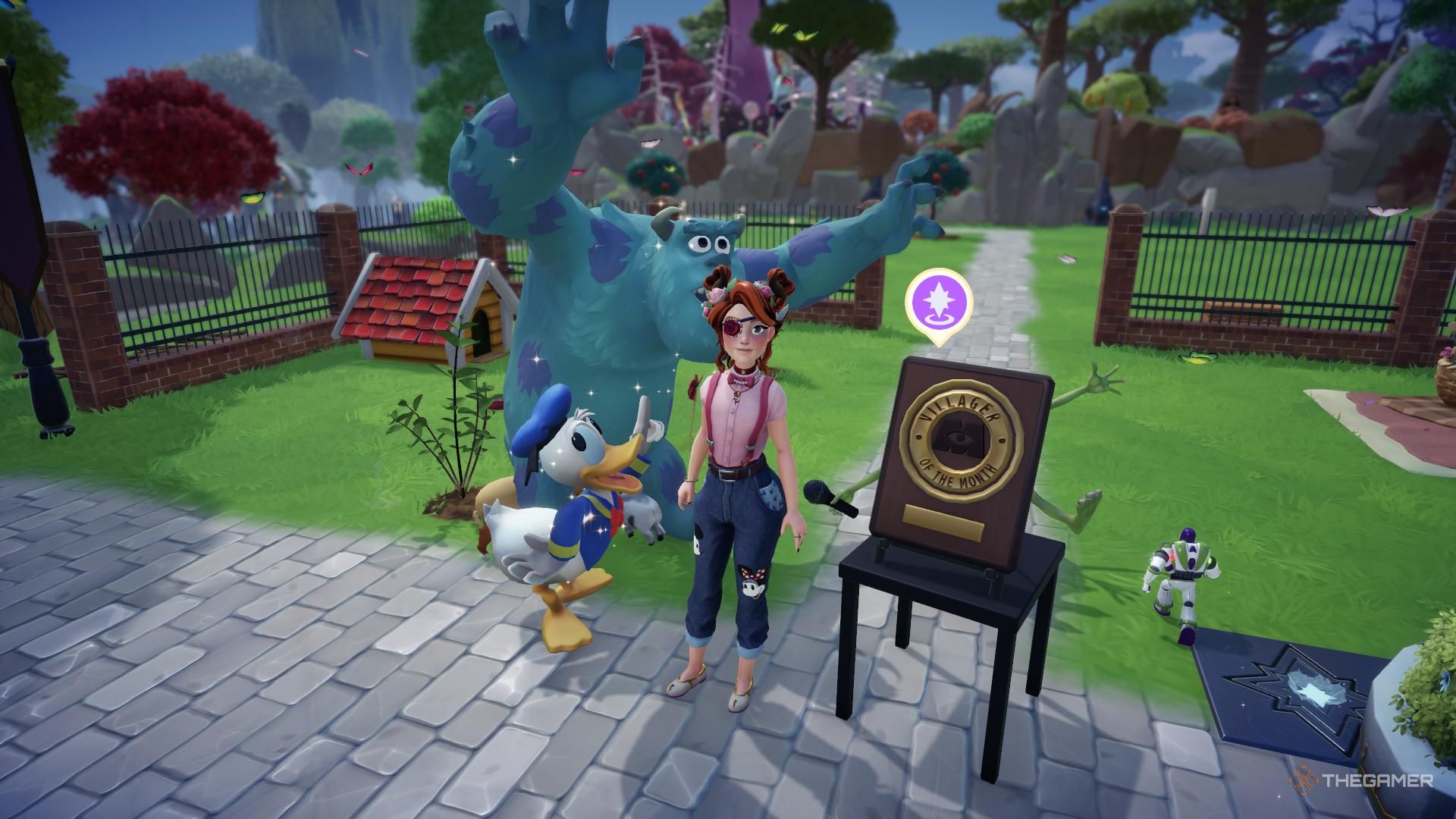 Disney Dreamlight Valley Villager of the Month ceremony photo