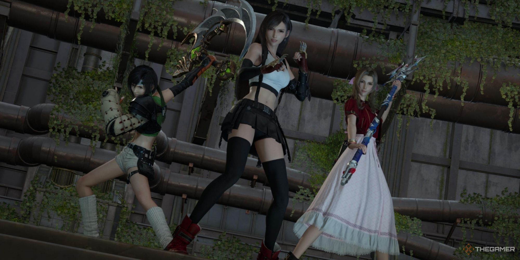 Ranking Every Chapter In Final Fantasy 7 Rebirth   Final Fantasy 7 Rebirth Chapter 9 Tifa Aerith And Yuffie Prepare For Battle 