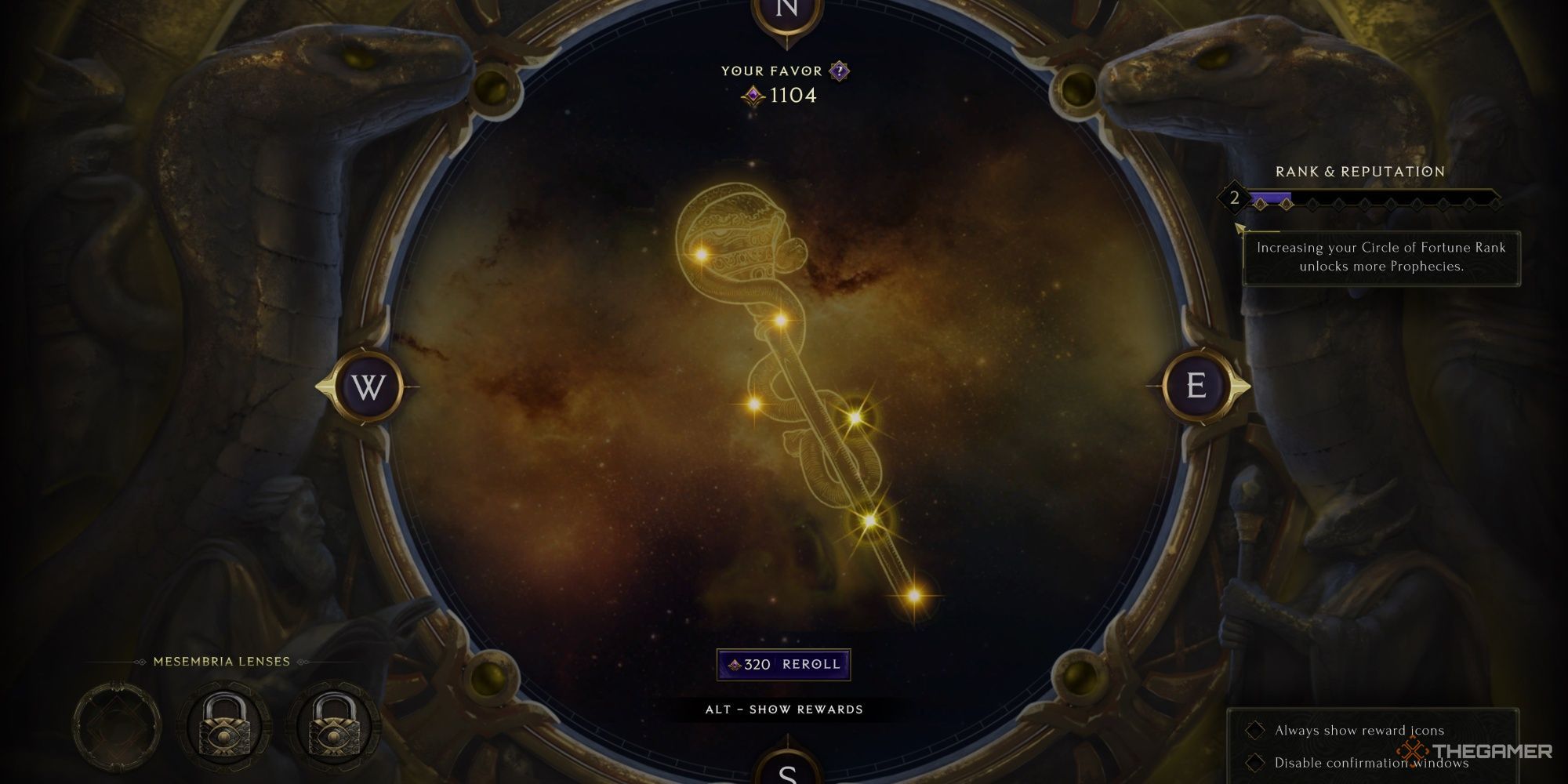Last Epoch Circle Of Fortune Prophecy Constellation Example