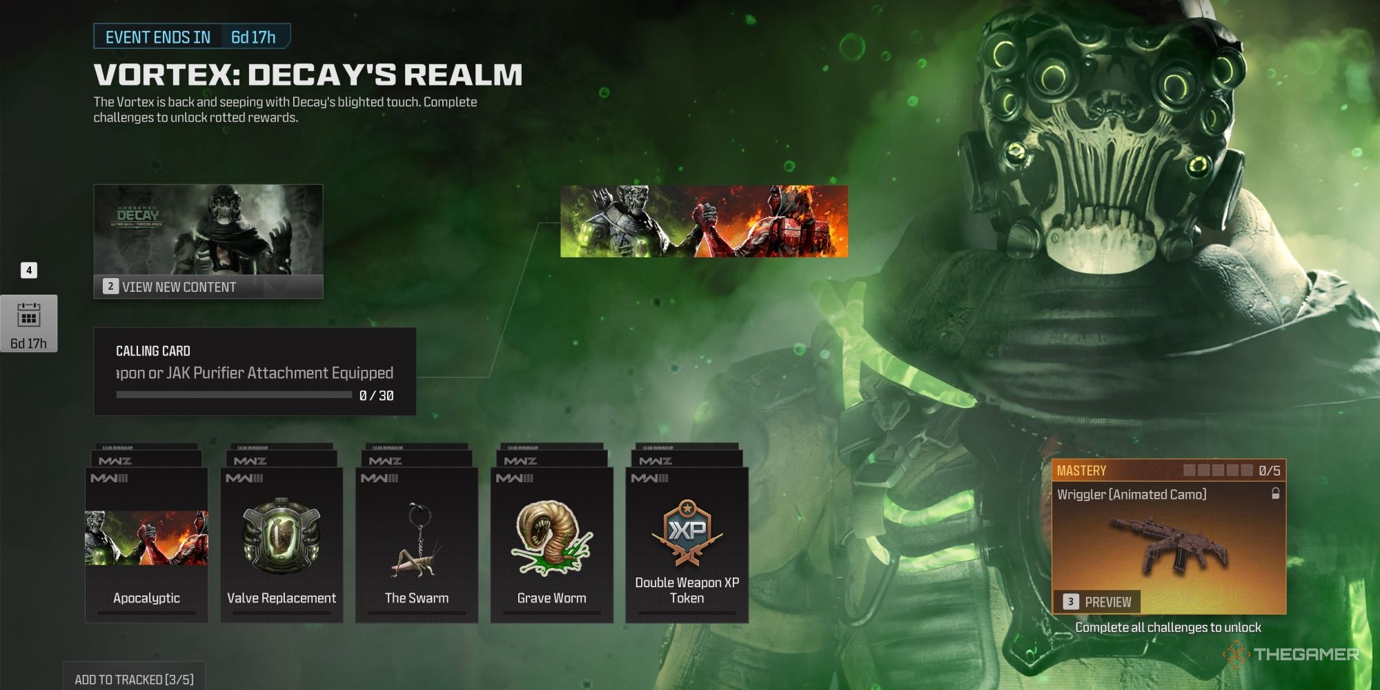 Modern Warfare 3 Vortex Decay&rsquo;s Realm Reward Menu